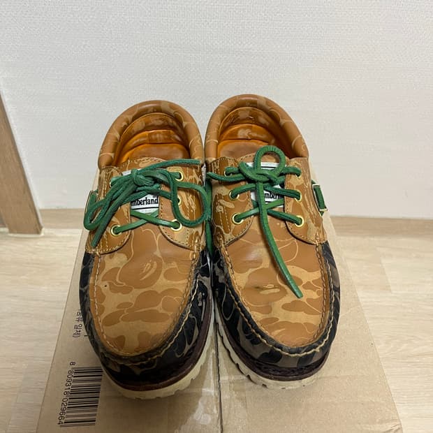 베이프 팀버랜드 보트슈즈 265