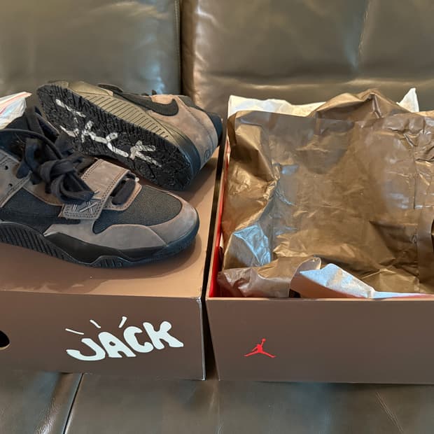 새상품) 나이키 조던 스캇 점프맨 잭 다크모카 250 