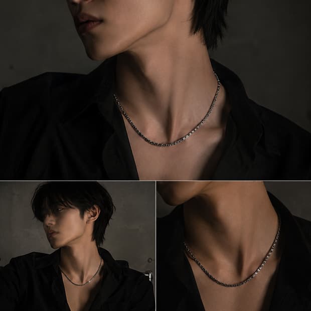 Trace Silver Chain Necklace