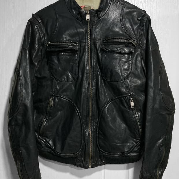 디젤 바이커 가죽 자켓