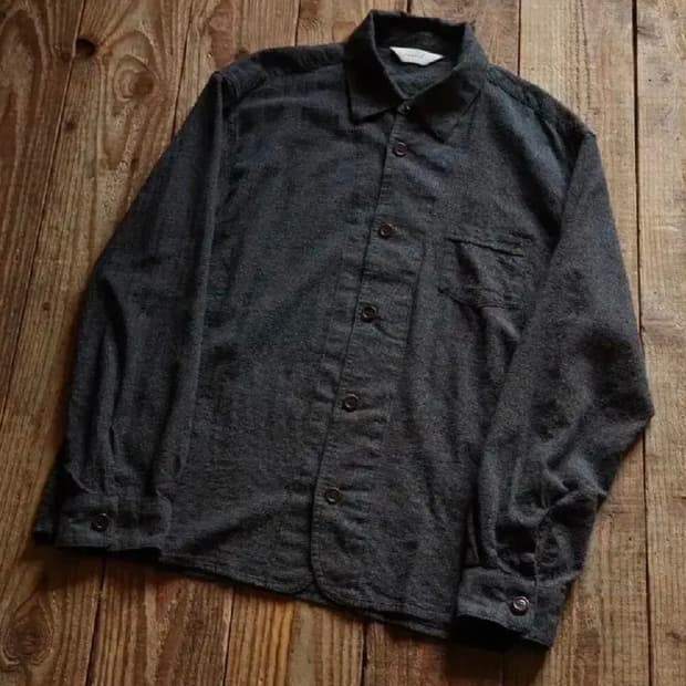워드로브41 Ville check shirts (Bk / Grey) XL