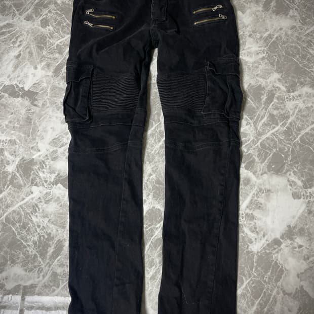 bike zipper straight jean