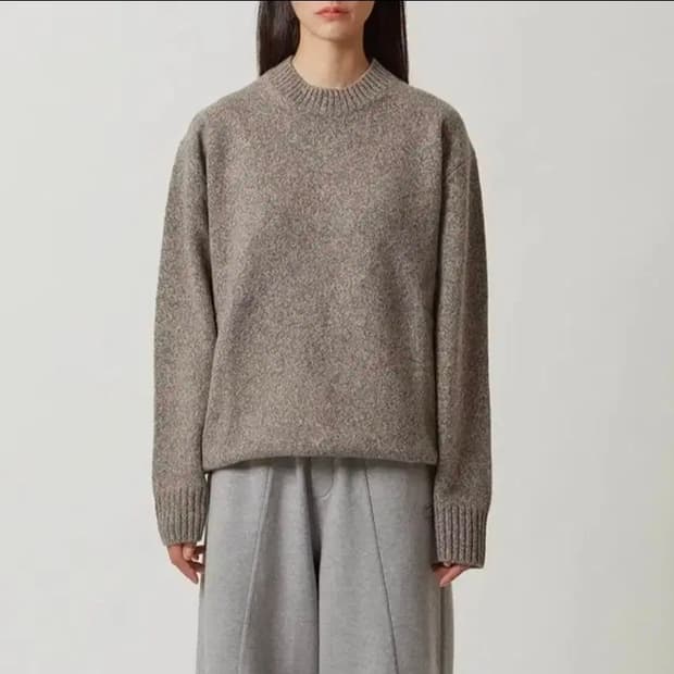 밈더워드로브 여성 메리노울 멀티컬러 니트 1