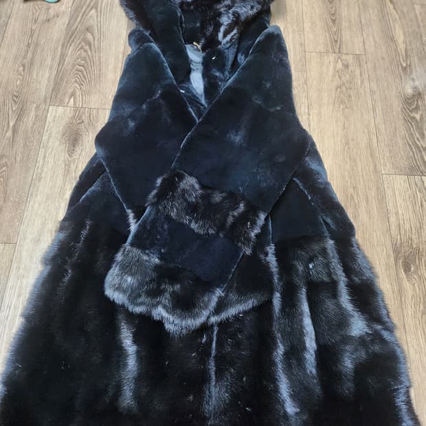 Kenneth lady밍크후드55