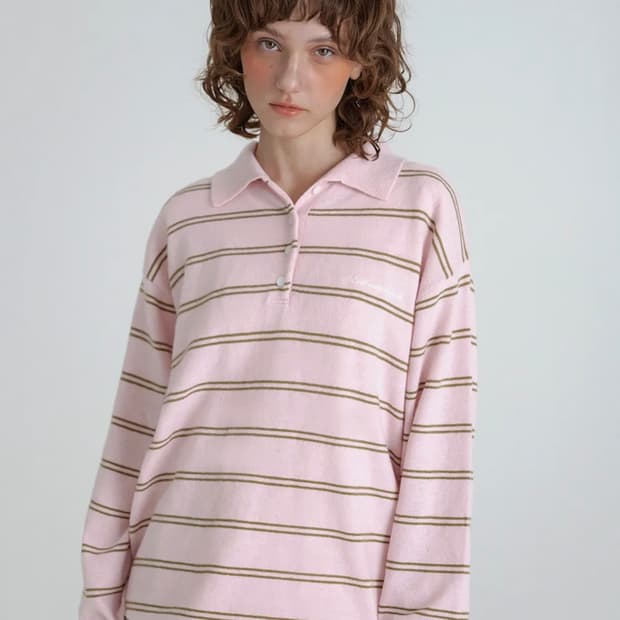 위드아웃썸머 스트라이프 니트