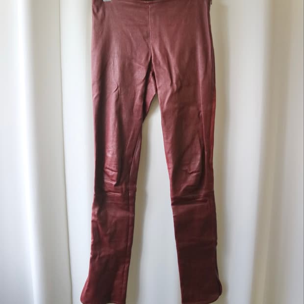 The Row lambskin skinny leggings pants