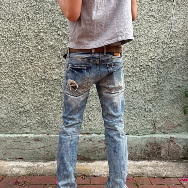 Dnsr damege denim pants
