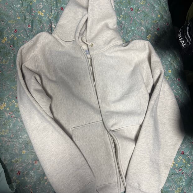 웨어하우스 후드집업 멜란지그레이 M