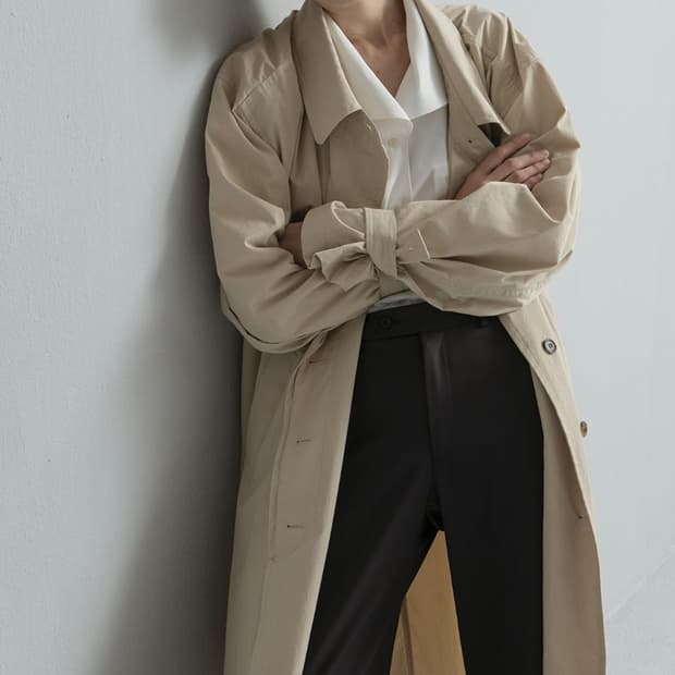 오어 밀로 ORE 트렌치 롱코트 트렌치코트