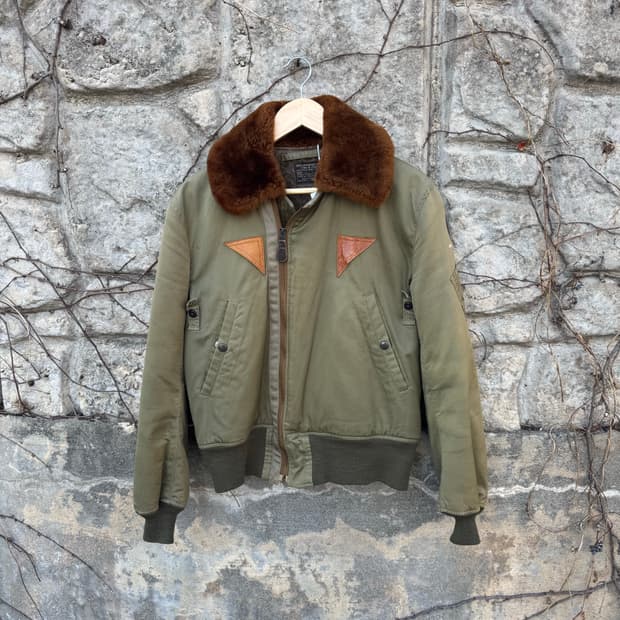 40s 미군 복각 버즈릭슨 b-15a 항공 점퍼 자켓 ma-1