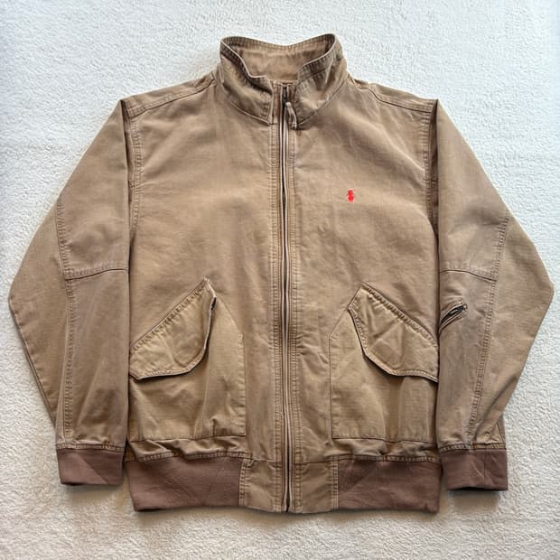 폴로 블루종 자켓