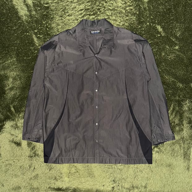 [XL] 코스트퍼킬로 게더드 나일론 다트 디테일 셔츠 챠콜