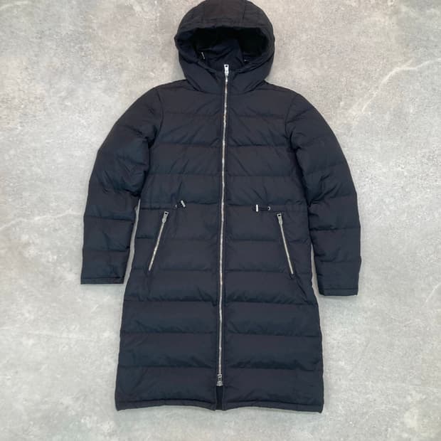 (S) 띠어리 롱패딩 블랙