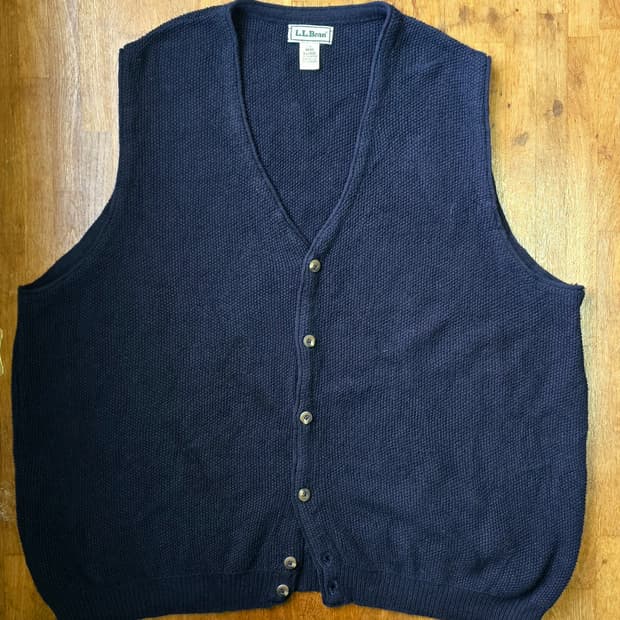 L.L.Bean 엘엘빈 코튼 조끼 베스트 Made In USA , XXL