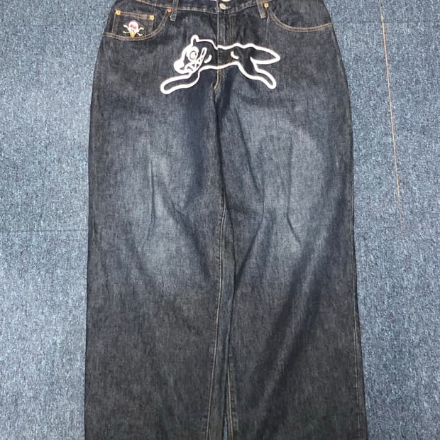 Bbc icecream 러닝독 개바지  배기 팬츠 36