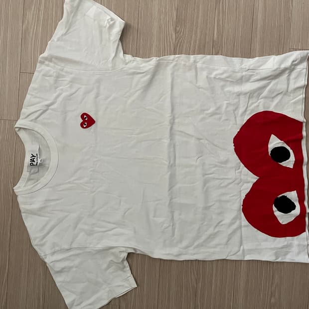 꼼데가르송 반팔 XL
