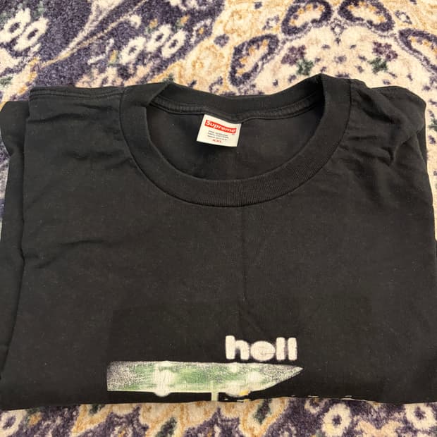 Supreme 23fw Hell Tee Black xxl