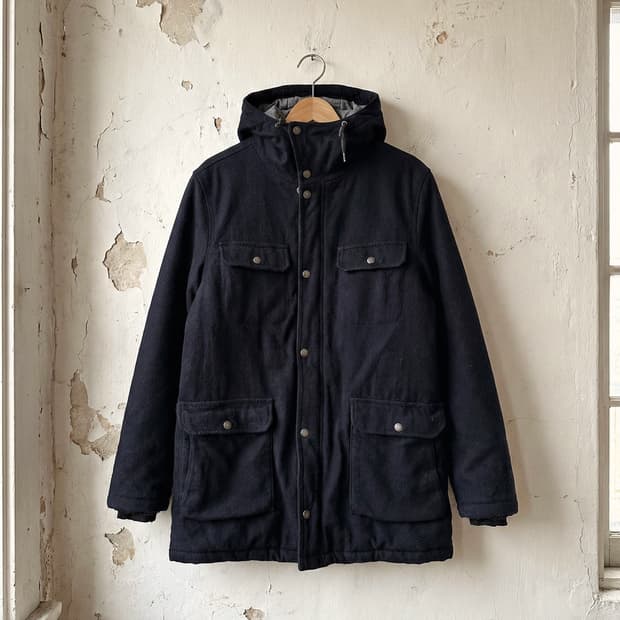 Levi's(리바이스)' 울 블렌드 후드 파카