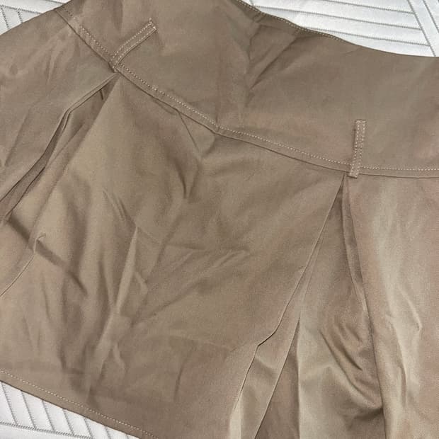 vintage beige mini skirt 빈티지 베이지 미니 스커트