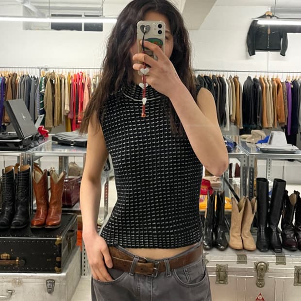 ARMANI collezioni sleeveless 알마니 슬리브리스