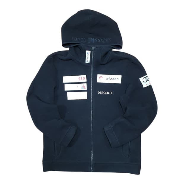 ✨ (바배) 데상트 아우디 폴로 플리스 후리스 후드 집업