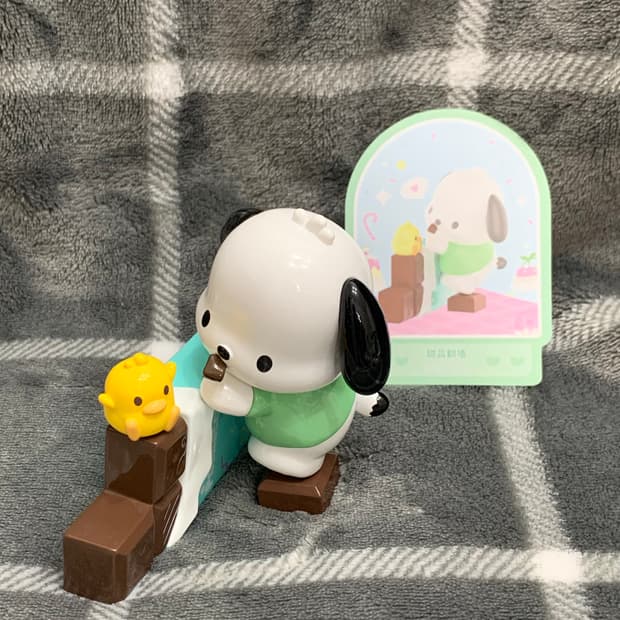 산리오 포차코 컬러풀 푸드 피규어