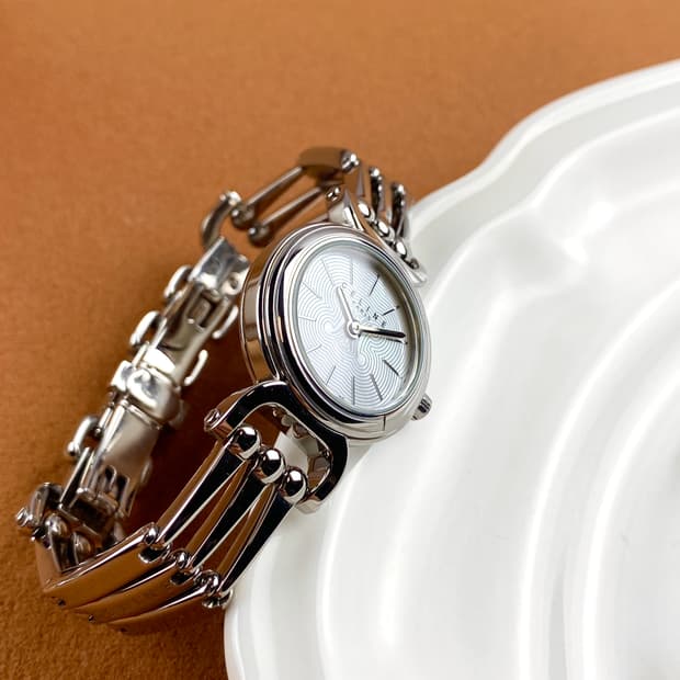 CELINE macadam shell dial watch