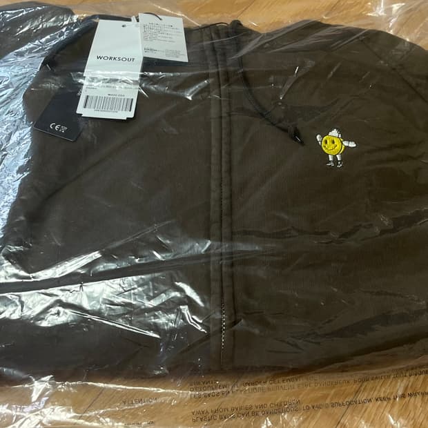 [L] 카브엠트 지그보이 후드 집업 브라운