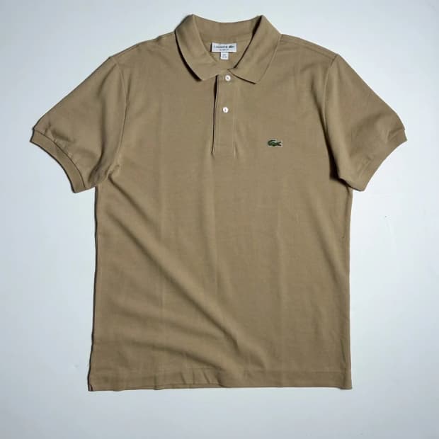 라코스테 클래식핏 자수 로고 폴로 반팔 티셔츠 R1542