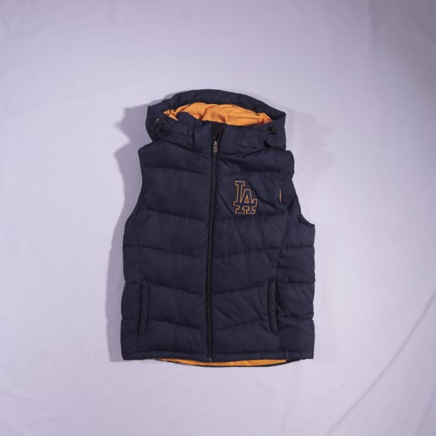 MLB 유아용 LA 후드 조끼 패딩 B75