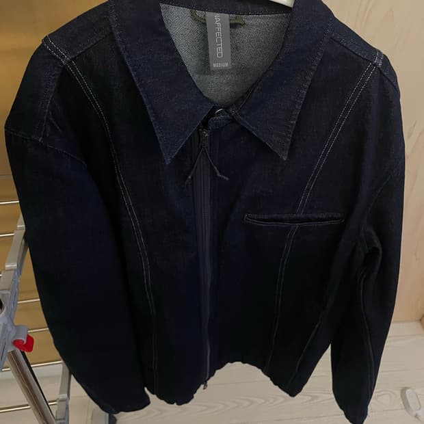 언어펙티드 [M]TRACK SHIRT JACKET INDIGO