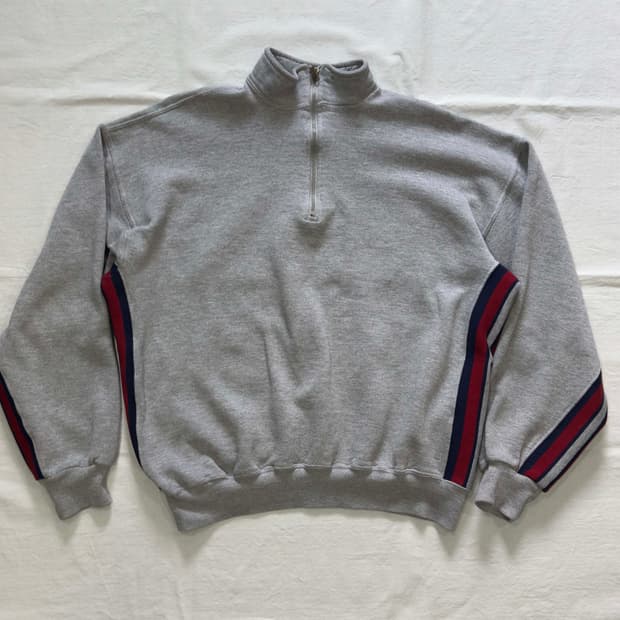 90s 러셀 에슬레틱 하프집업 스웻셔츠 USA