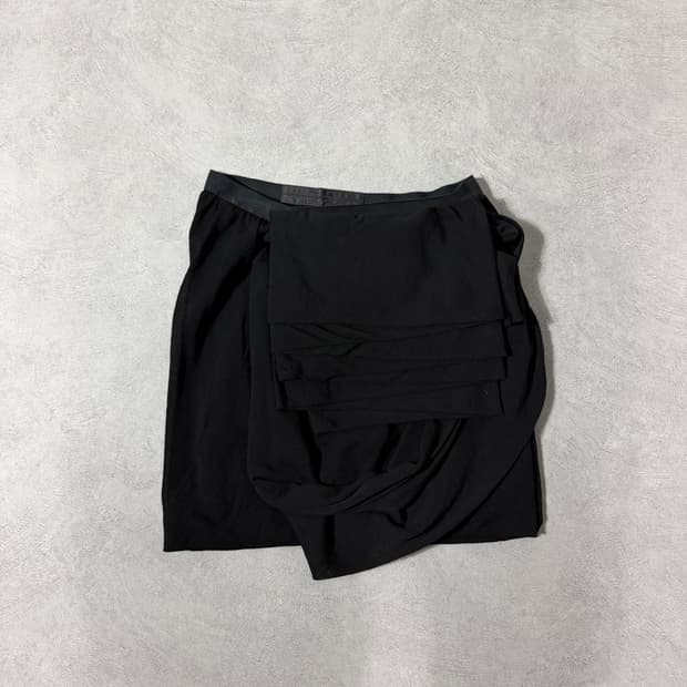 10FW Rick Owens Draped Skirt Shorts