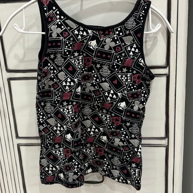 리즈리사돌 블랙 트럼프카드 펑크 나시 슬리브리스 팝갸루