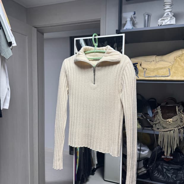 더오픈프로덕트 오픈와이와이 반집업니트