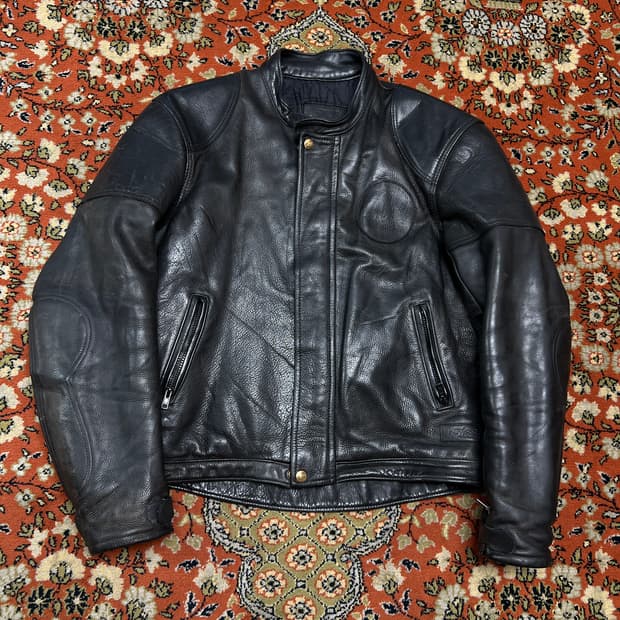 [XL] Furygan 리얼 레더 레이싱 바이커 자켓