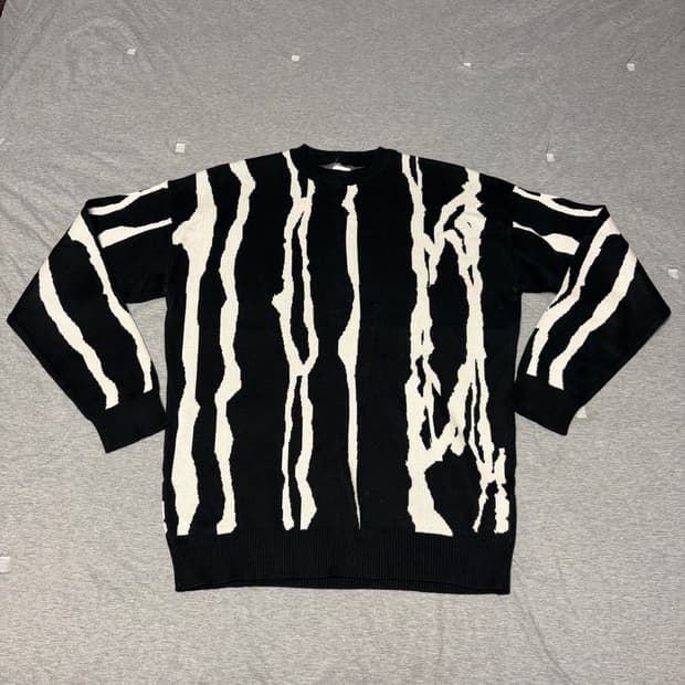 [M] 자라 자카드 니트 스웨터