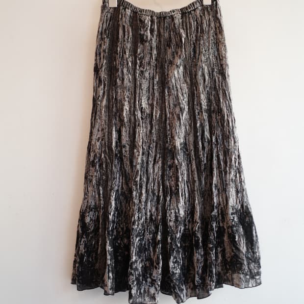 Japan brand 플리츠 밴딩 스커트 (23인치~free)