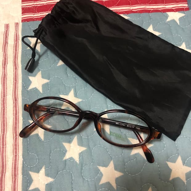 미치코런던 레오파드 빈티지 안경