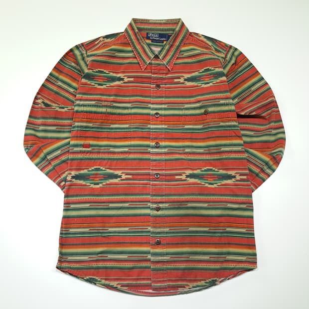 CK134 XL 폴로 90s 싱가포르판 나바호 셔츠 남방