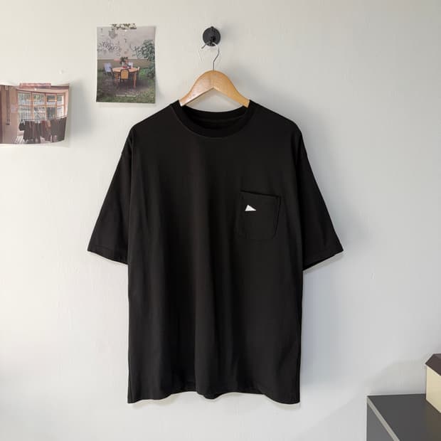 [XL] and wander 앤드원더 포켓 티셔츠
