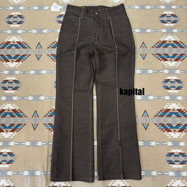 [32] 캐피탈 센츄리 데님 5P 프리스코 팬츠 머디 브라운