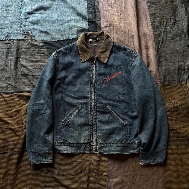 60s Blue Bell USA Denim Work Jacket