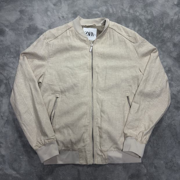 자라 린넨 봄버자켓 L 