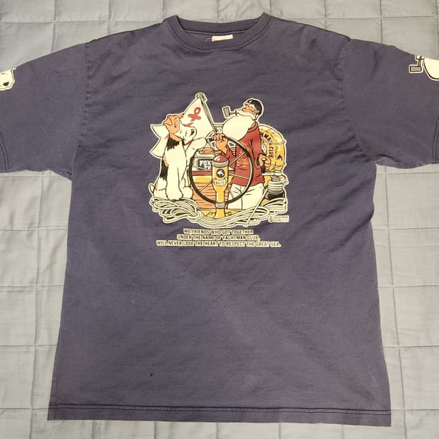 YACHTMAN CLUB 그래픽 티셔츠