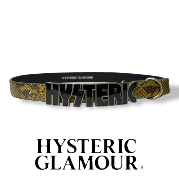 HYSTERIC GLAMOUR - python belt