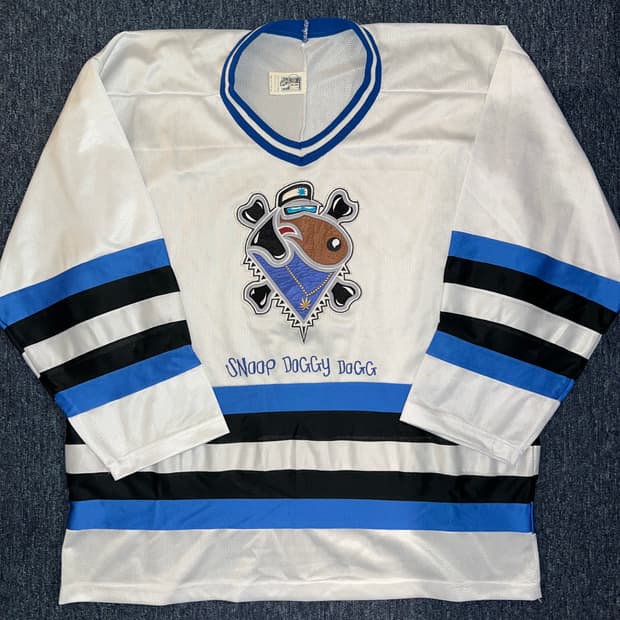 빈티지 90s Snoop Dogg 하키 저지