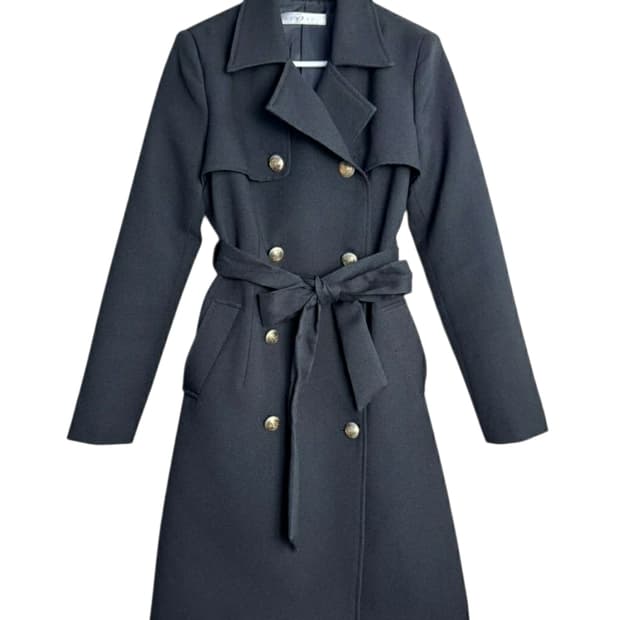 GUMZZI(정품)도시적인 매력 세련된감각 바바리코트 트렌치코트 더블자켓