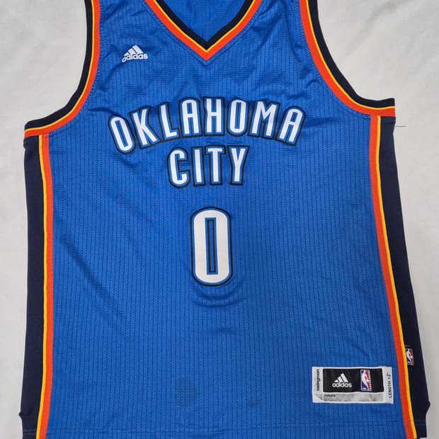 오클라호마 시티 원정 러셀 웨스트브룩 유니폼 팝니다