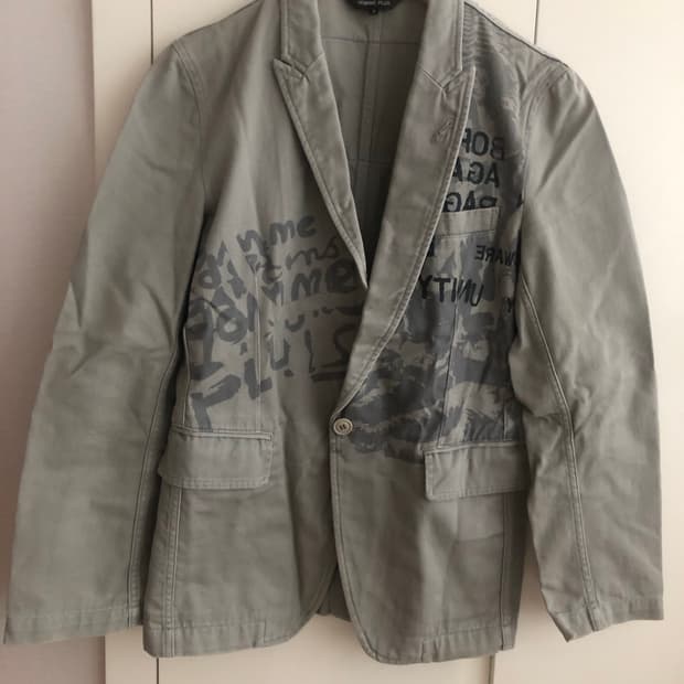 꼼데가르송 옴므 프린팅 자켓